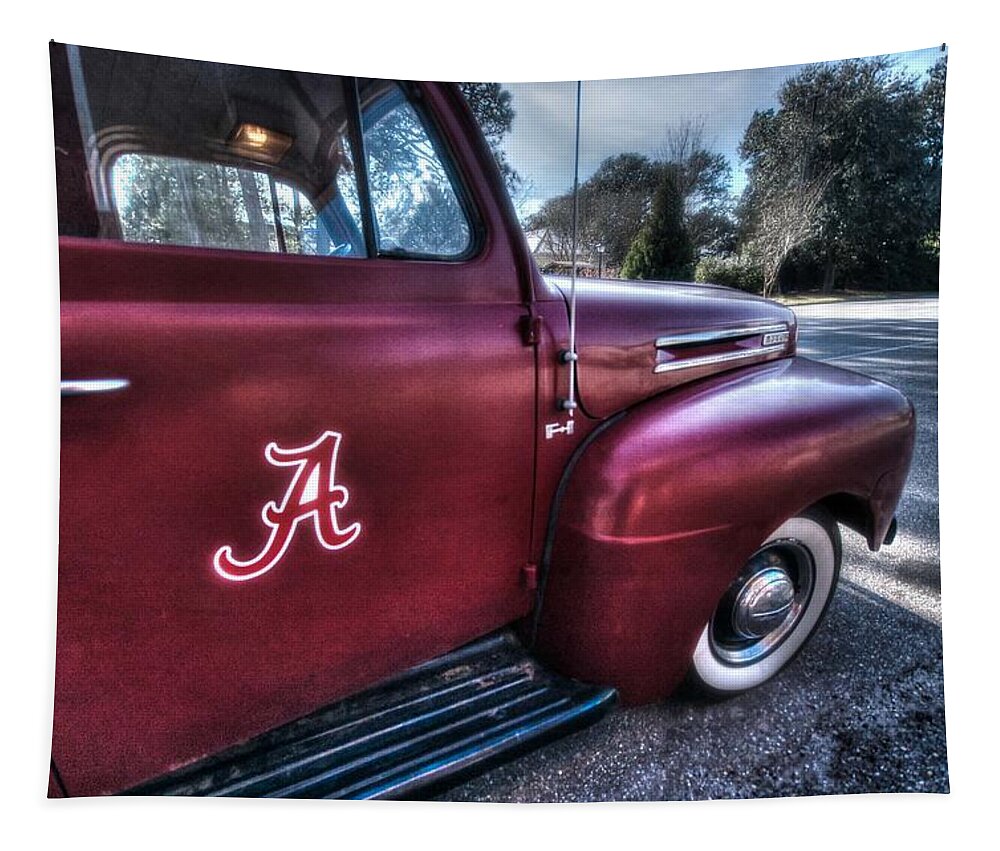 Alabama Tapestry featuring the digital art Alabama Truck by Michael Thomas