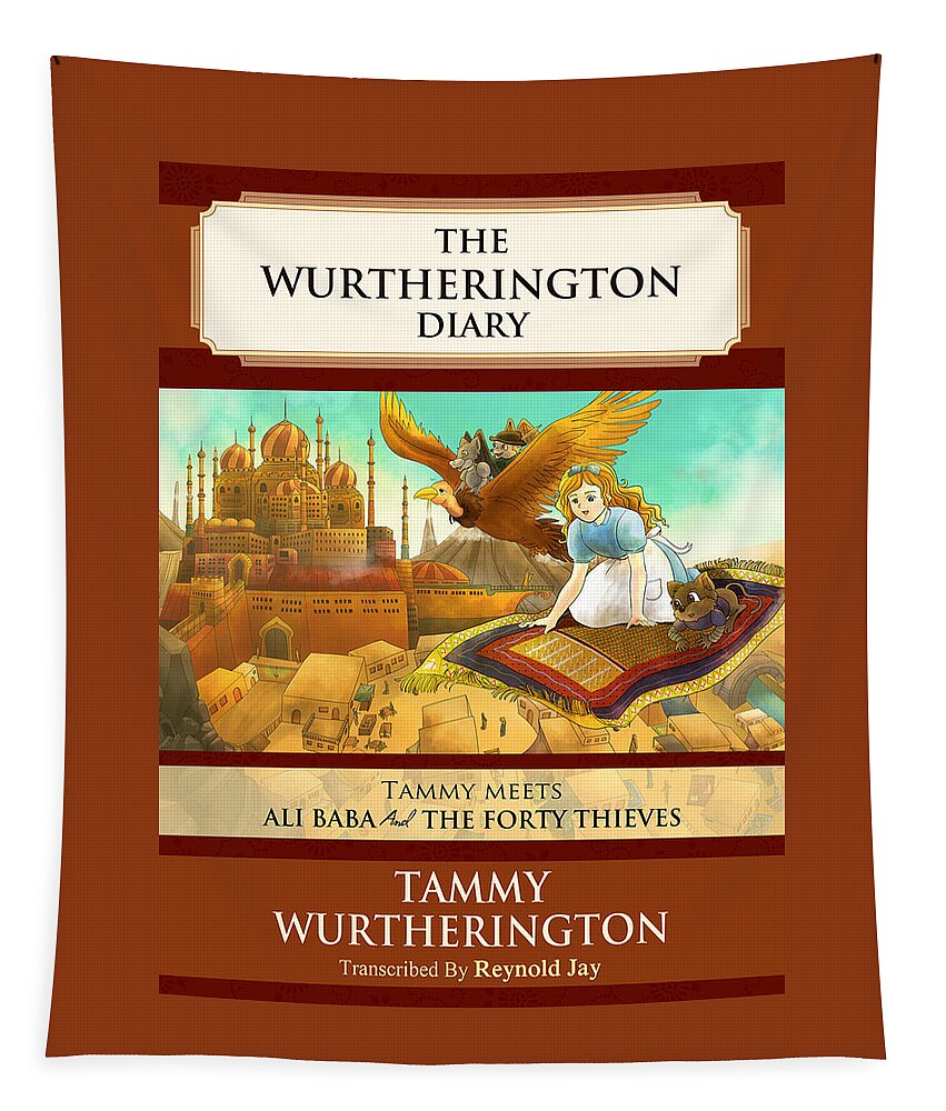 Wurtherington Tapestry featuring the painting Ali Baba Cover by Reynold Jay
