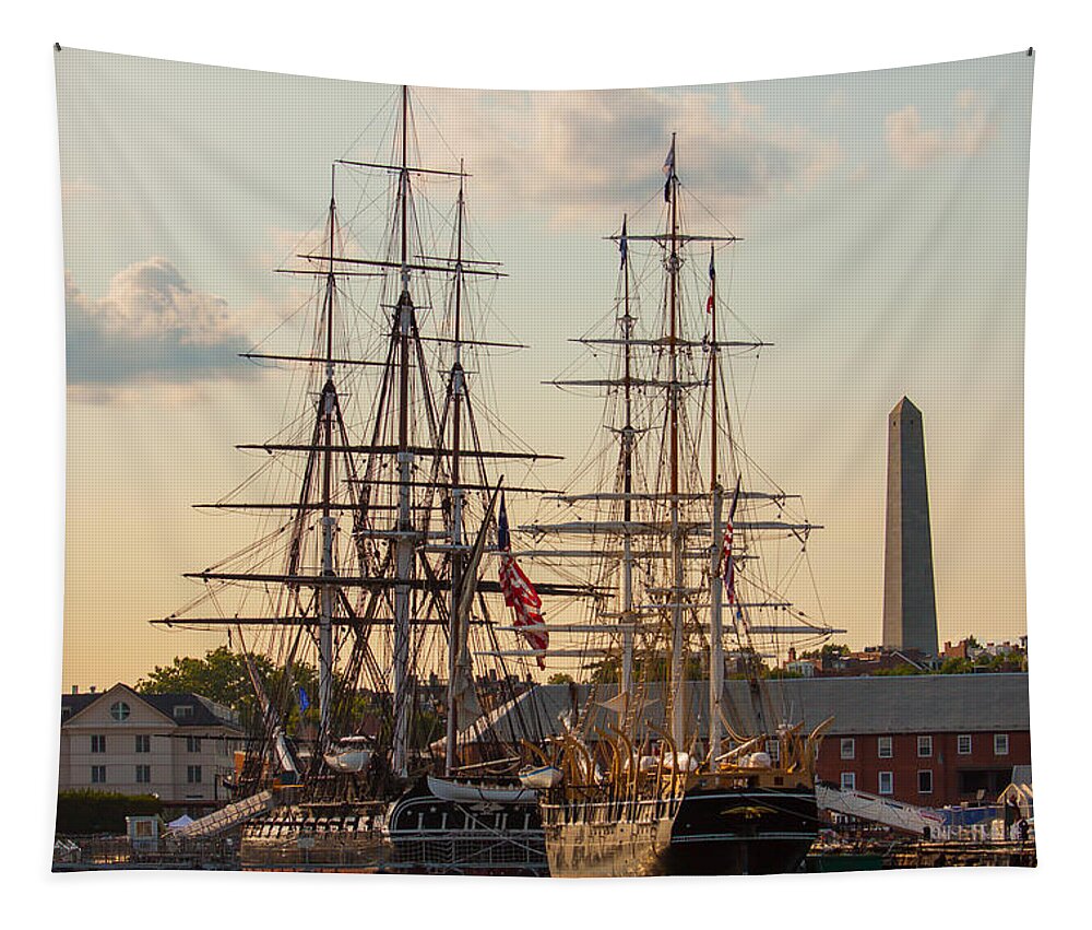 Boston Tapestry featuring the photograph American History by Brian MacLean