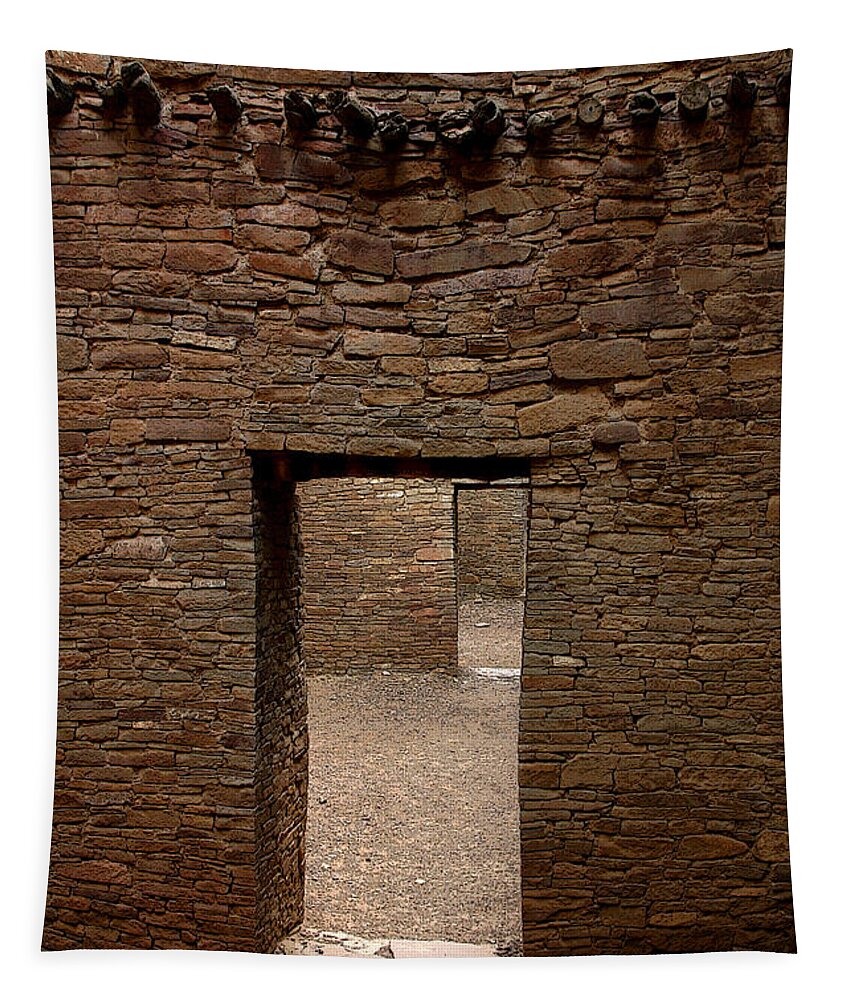 Anasazi Tapestry featuring the photograph Ancient Gallery by Joe Kozlowski