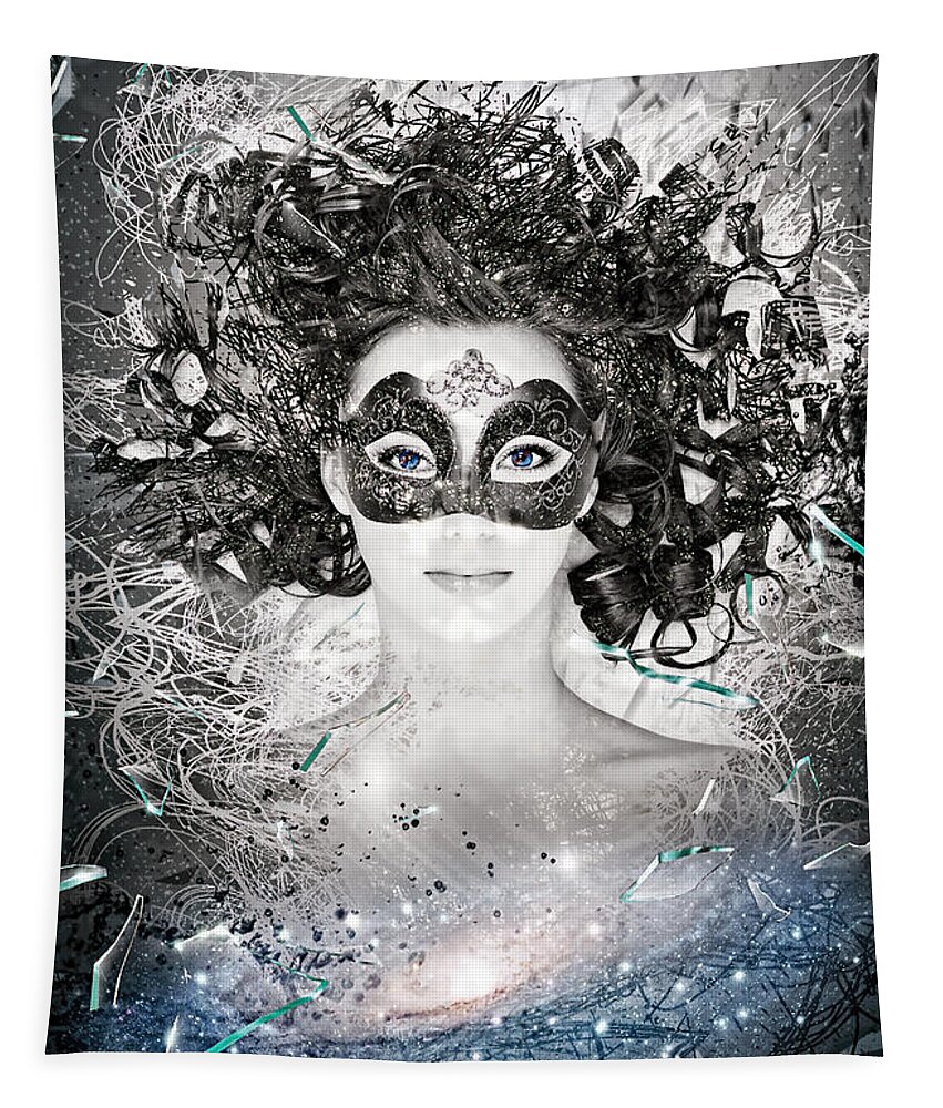 Andromeda Tapestry featuring the photograph Andromeda by Mo T
