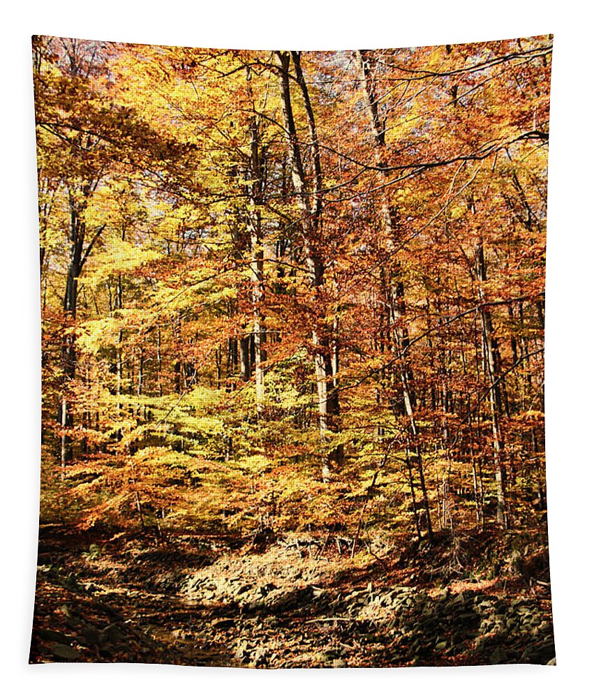 Antique Fall Tapestry featuring the photograph Antique Fall by Mariola Bitner