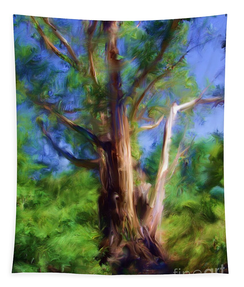 Australia Tapestry featuring the digital art Australian Native Tree 7 by Russell Kightley