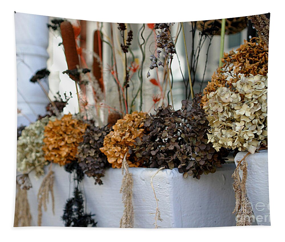Autumn Tapestry featuring the photograph Autumn Flower Box by Living Color Photography Lorraine Lynch