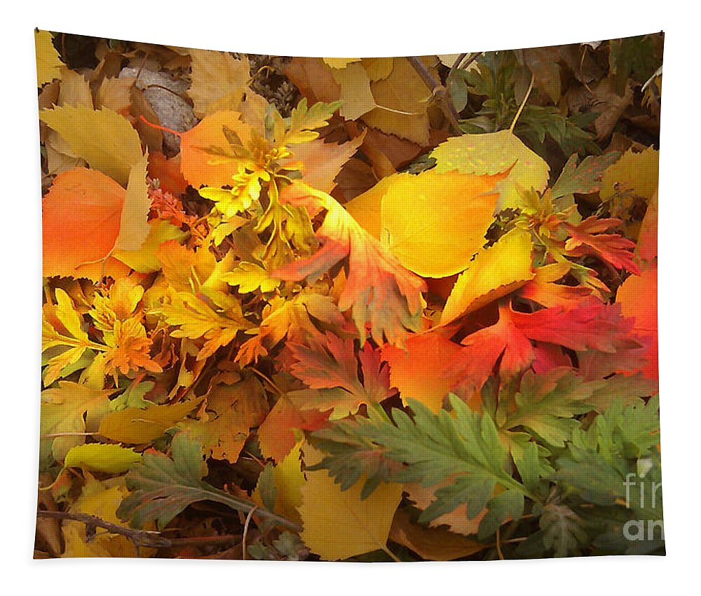 Autumn Masquerade Tapestry featuring the photograph Autumn Masquerade by Martin Howard