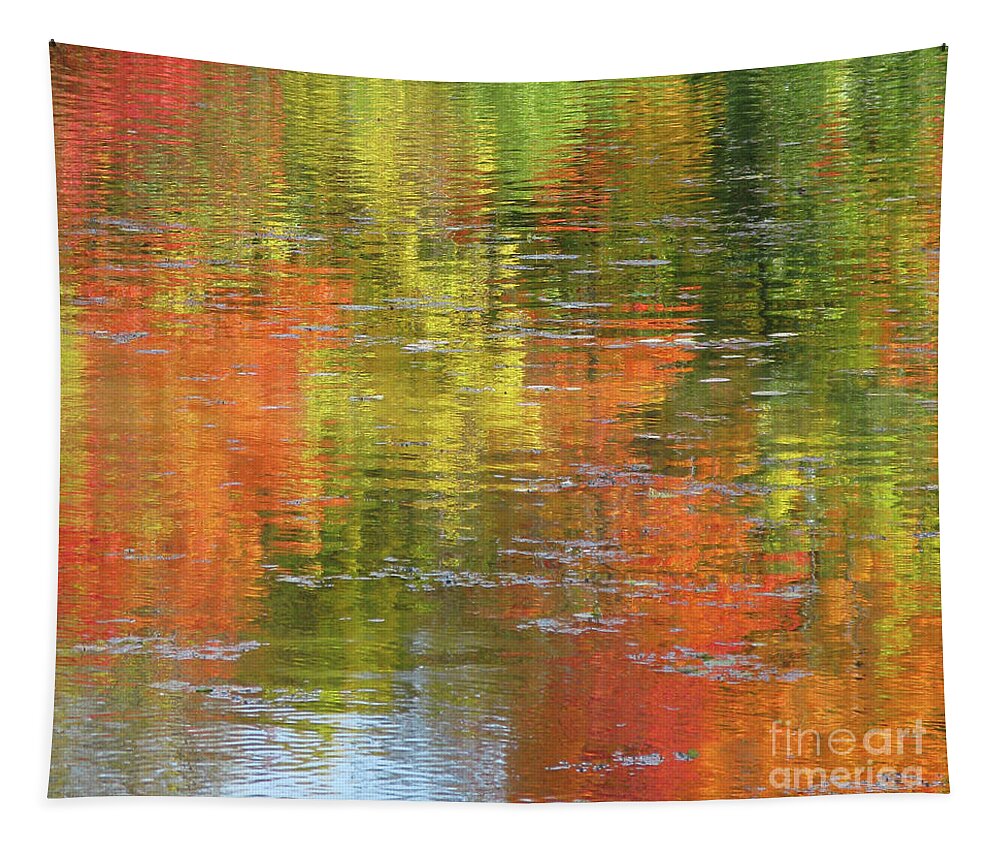 Autumn Tapestry featuring the photograph Autumn Water Colors by Ann Horn