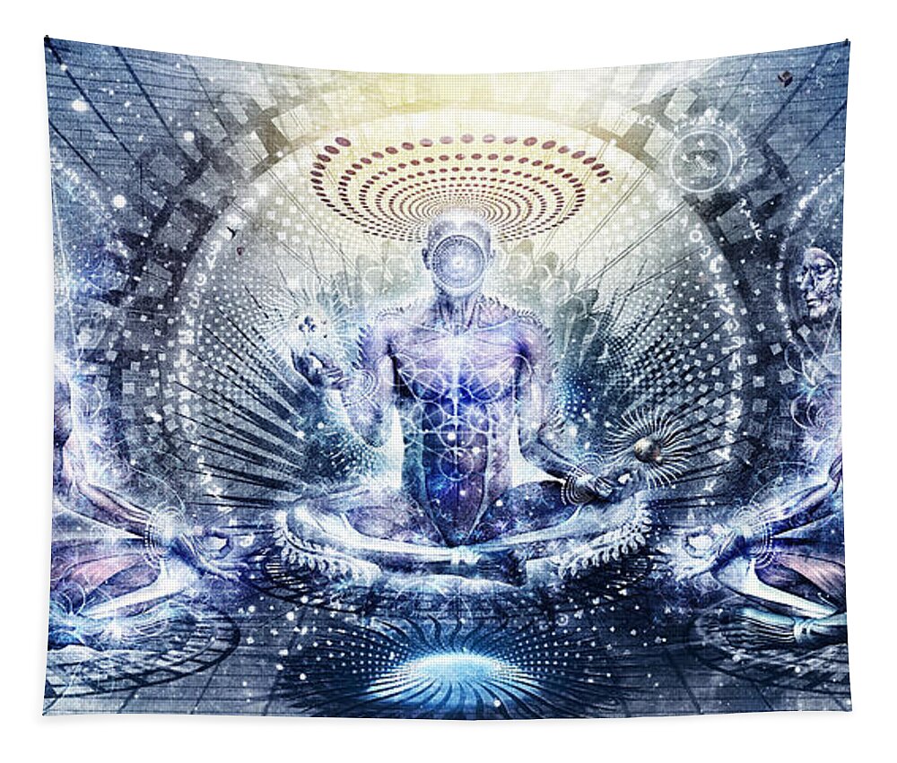 Spiritual Tapestry featuring the digital art Awake Could Be So Beautiful by Cameron Gray