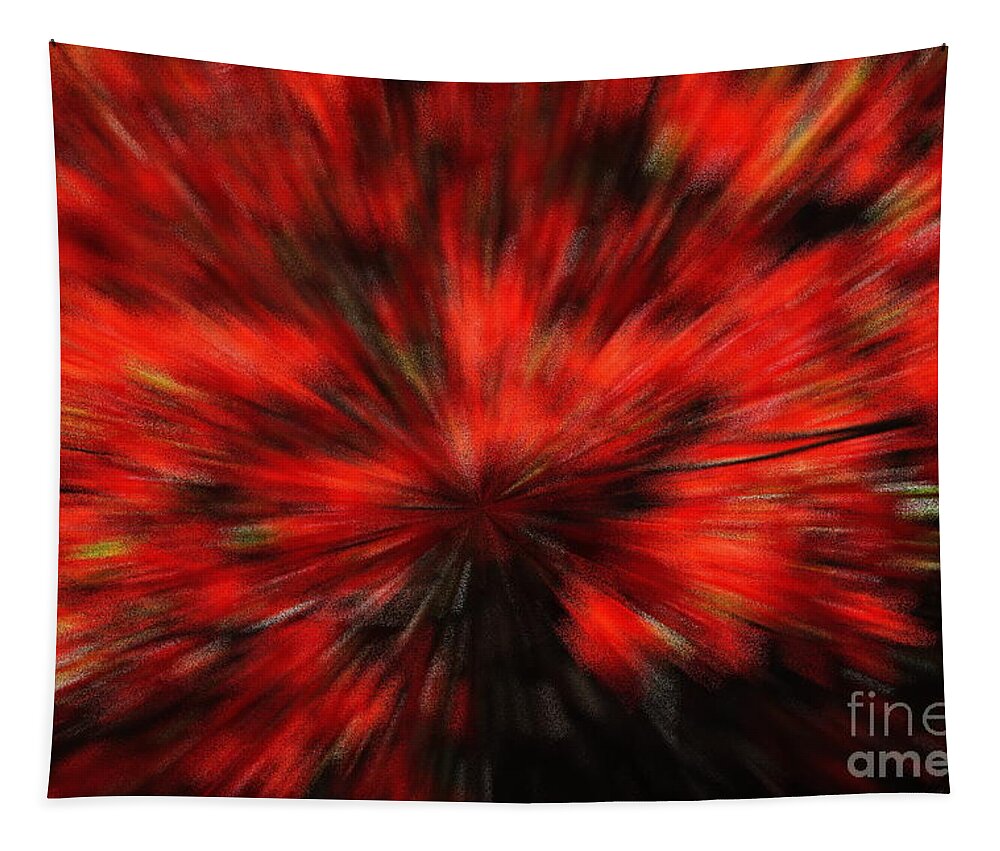 Azaleas Tapestry featuring the photograph Azaleas Abstract by Jacqueline M Lewis