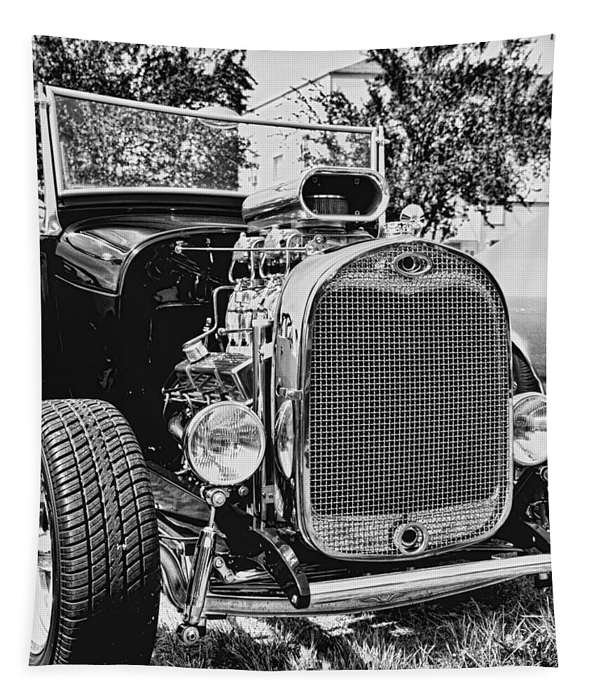 Hot Rod Tapestry featuring the photograph Bad Ass Ford by Ron Roberts
