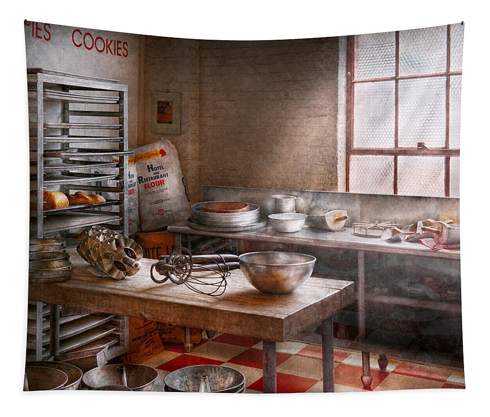 https://render.fineartamerica.com/images/rendered/default/flat/tapestry/images-medium-5/baker-kitchen-the-commercial-bakery-mike-savad.jpg?&targetx=-130&targety=0&imagewidth=1191&imageheight=794&modelwidth=930&modelheight=794&backgroundcolor=1A160E&orientation=1&producttype=tapestry-50-61