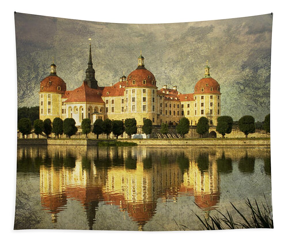 Castle Tapestry featuring the photograph Baroque Daydream by Heiko Koehrer-Wagner