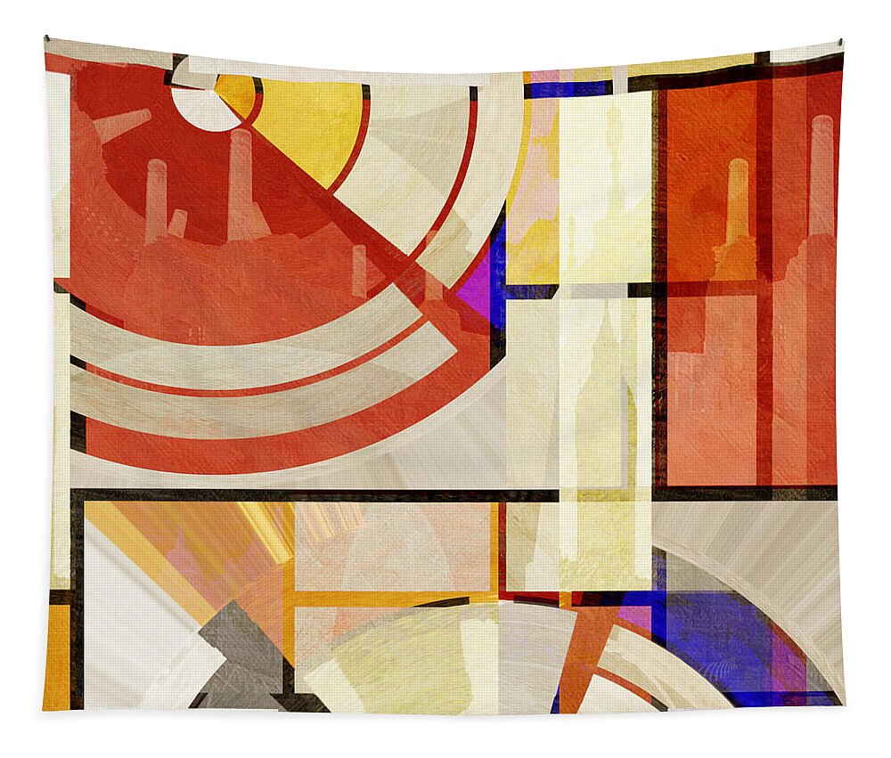 Bauhaus Tapestry featuring the photograph Bauhaus TWO by BFA Prints