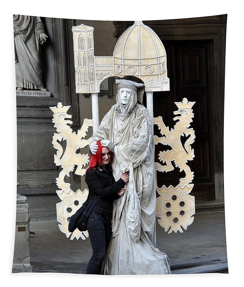 Mime Tapestry featuring the photograph Be MIME by Cornelia DeDona