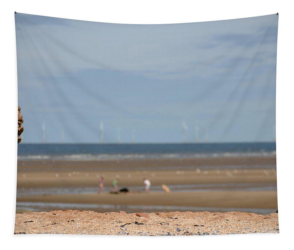 Hilbre Tapestry featuring the photograph Beach by Spikey Mouse Photography