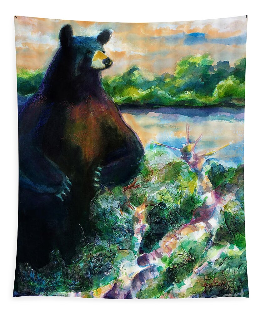 Paintings Tapestry featuring the painting Bear Claws by Kathy Braud