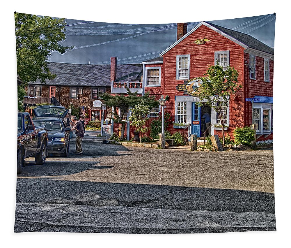 2008 Tapestry featuring the photograph Bearskin Neck by Mark Myhaver