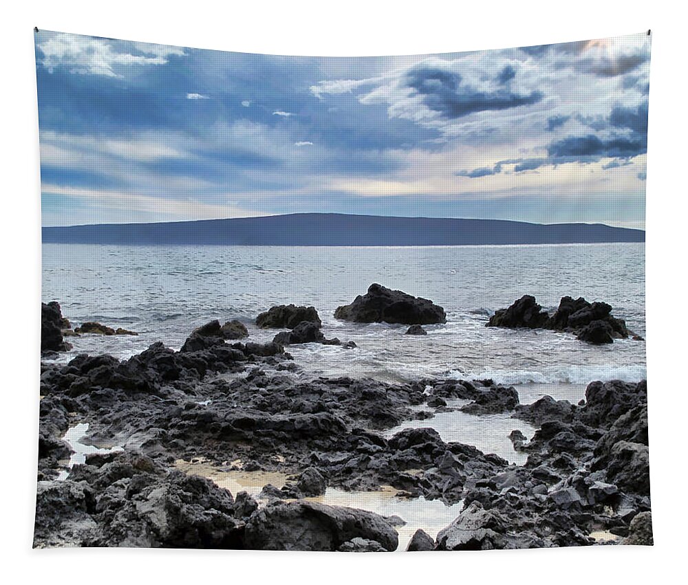 Hawaii Tapestry featuring the photograph Big Beach 23 by Dawn Eshelman