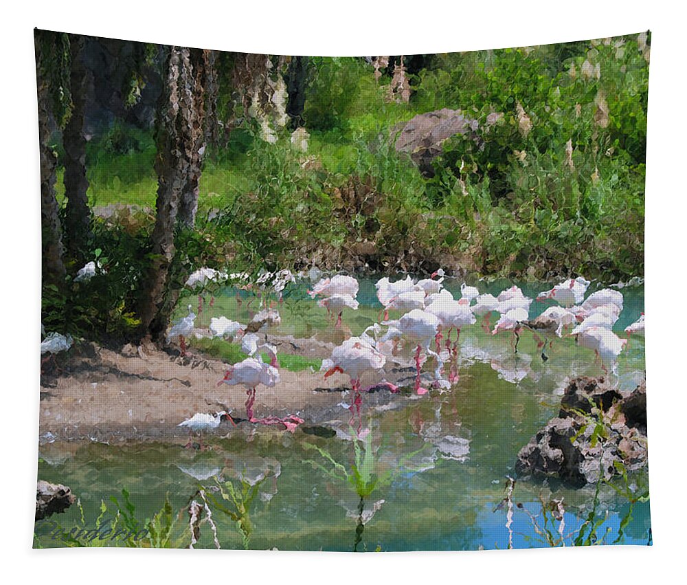 Birds Tapestry featuring the photograph Birds of a Feather by Joseph Desiderio