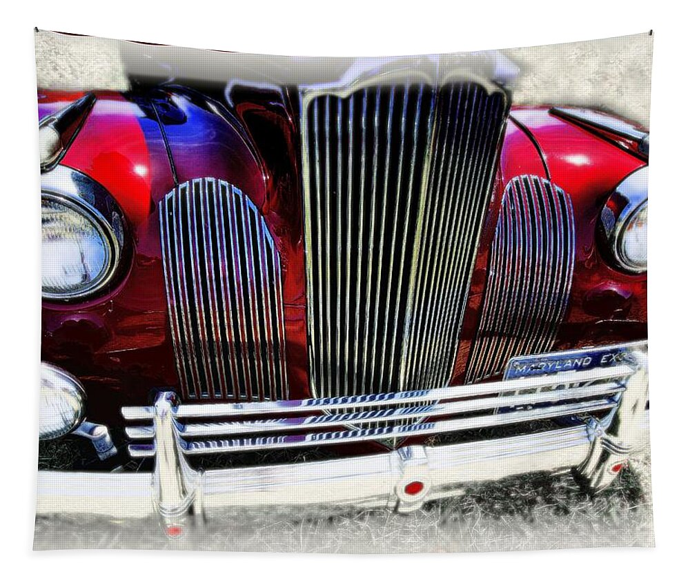 Antique Cars Tapestry featuring the photograph Bling 2 by Robert McCubbin