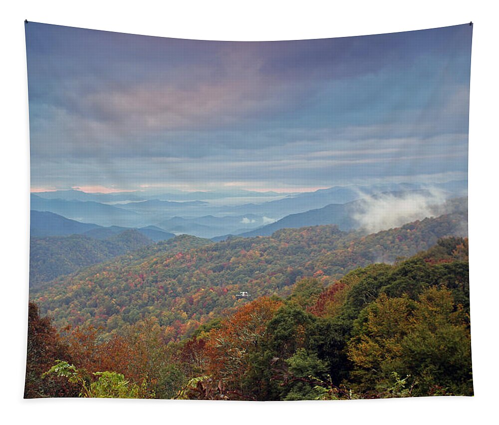 Landscapes Tapestry featuring the photograph Blue Ridge by Jennifer Robin