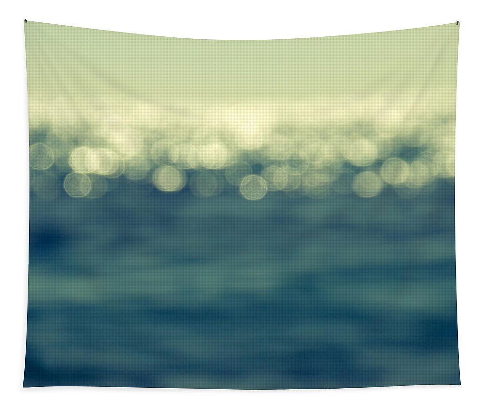 Abstract Tapestry featuring the photograph Blurred Light by Stelios Kleanthous