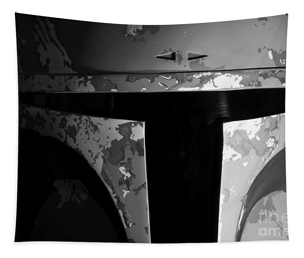 Boba Tapestry featuring the photograph Boba Fett Helmet 29 by Micah May