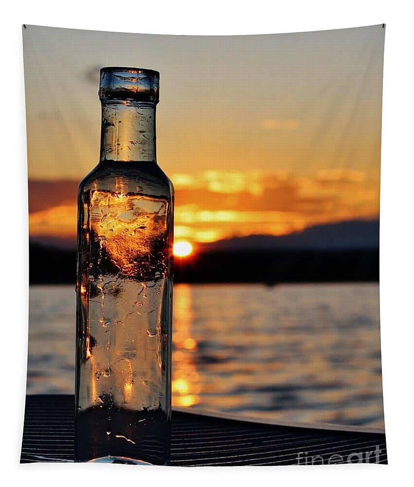 Maine Tapestry featuring the photograph Bottled Sun by Karin Pinkham