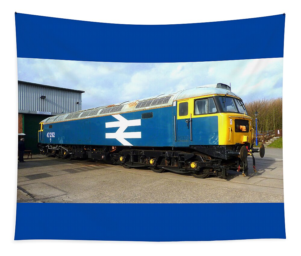 British Tapestry featuring the photograph British Rail Class 47 Diesel Locomotive by Gordon James
