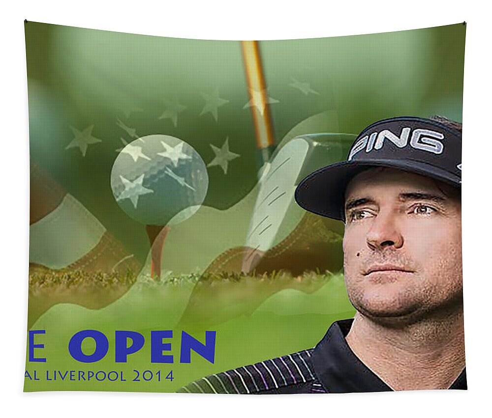 Golf Tapestry featuring the photograph Bubba Watson by Spikey Mouse Photography