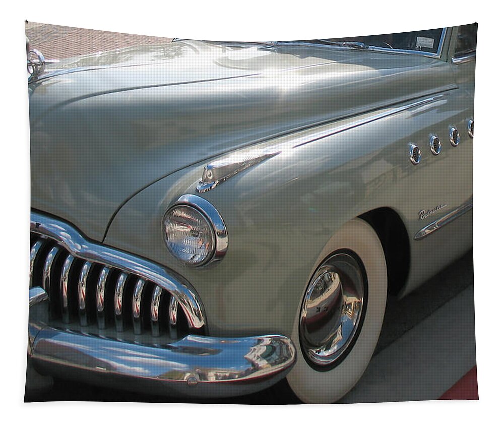 Vintage Tapestry featuring the photograph Buick Roadmaster by Connie Fox