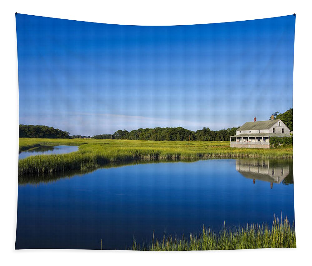 Essex Tapestry featuring the photograph Burnham House Essex by Stoney Stone