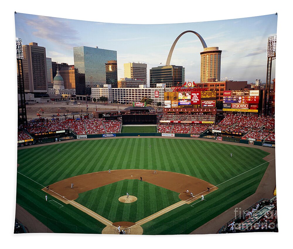 Busch Stadium Tapestry featuring the photograph Busch Stadium by Tracy Knauer