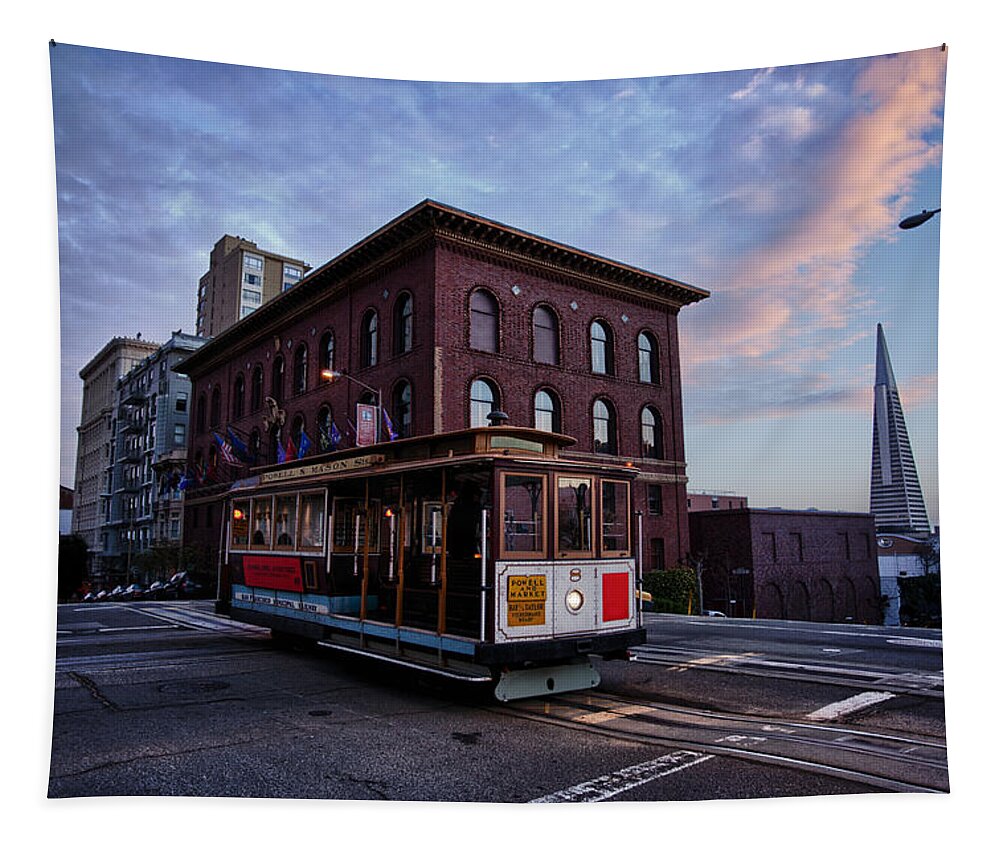 Cable Car Tapestry featuring the photograph Cable Car by David Smith