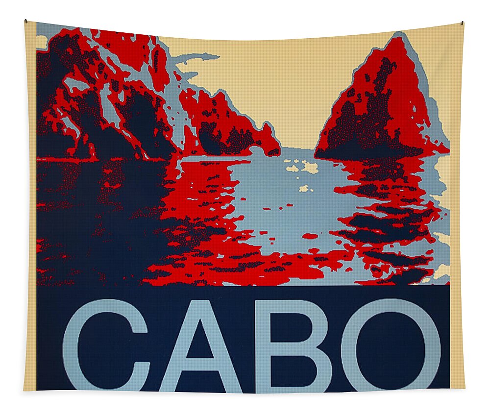 Archway At Cabo Tapestry featuring the digital art Cabo by Barbara Snyder