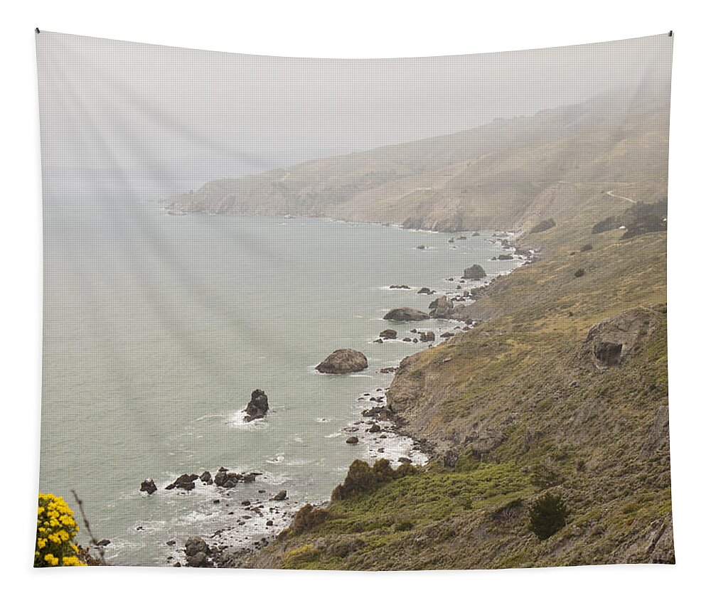 California Tapestry featuring the photograph California Coast 3 by Pam Holdsworth