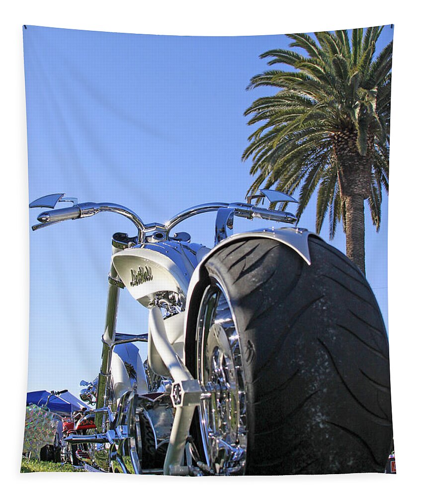 Custom Motorcycle Tapestry featuring the photograph California Dreamin by Shoal Hollingsworth