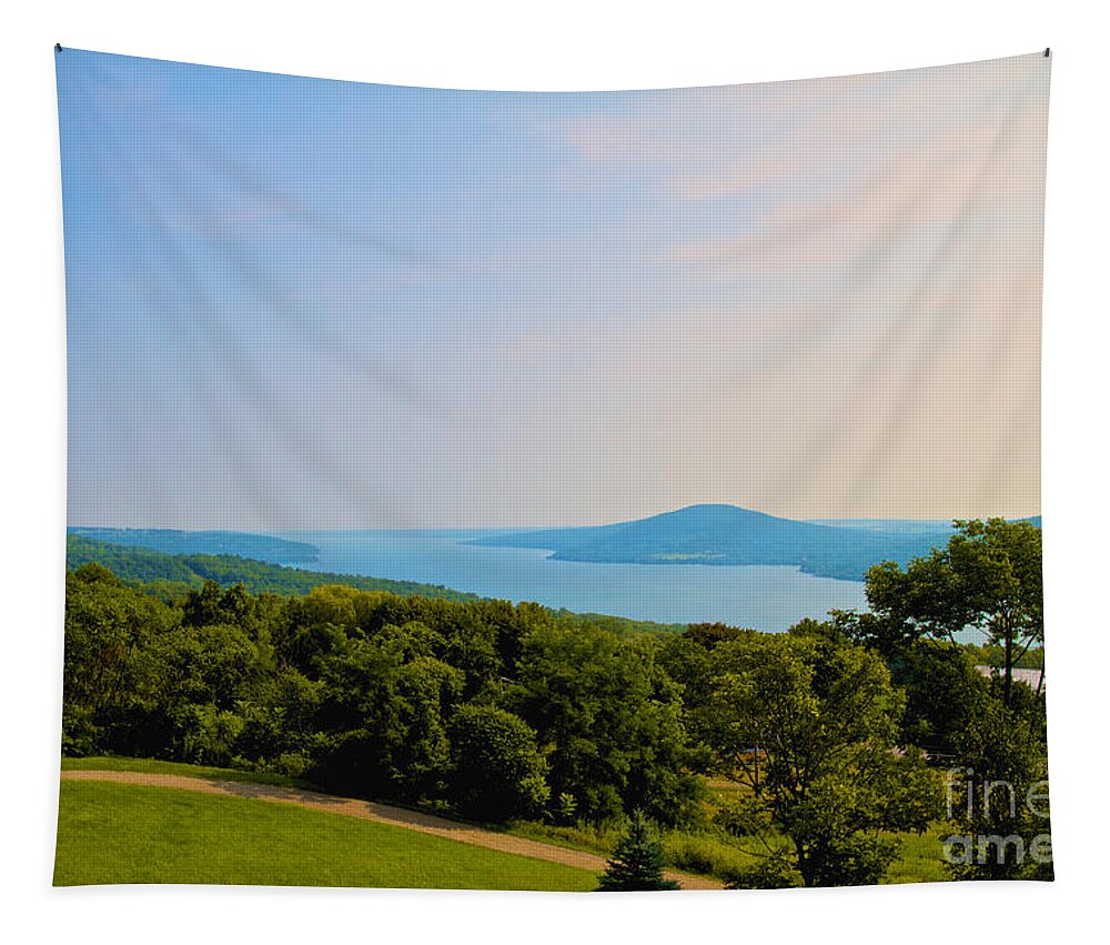 Canandaigua Tapestry featuring the photograph Canandaigua Lake by William Norton