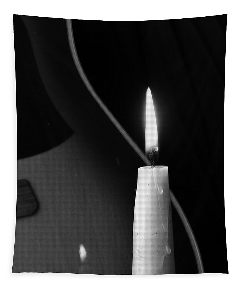 Candle Light Serenade Tapestry featuring the photograph Candle Light Serenade by Barbara St Jean