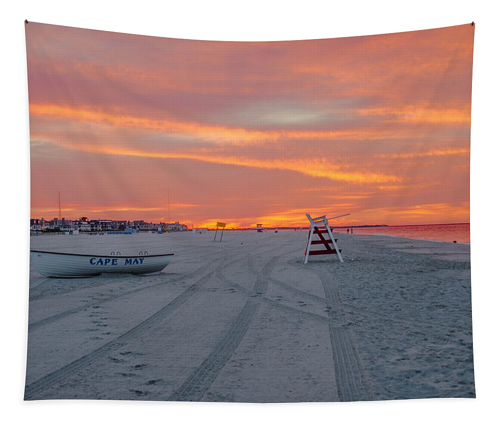 Cape Tapestry featuring the photograph Cape May Seascape by Bill Cannon