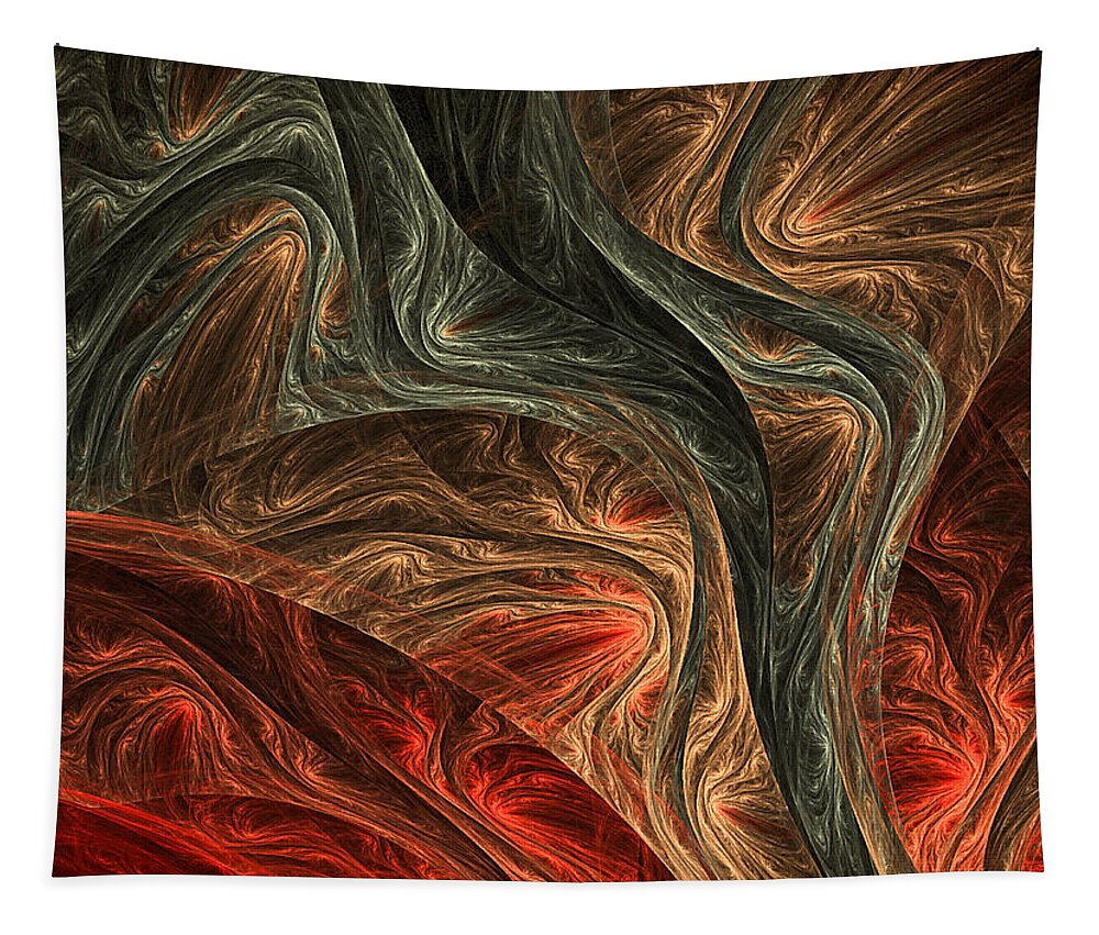 Fractal Tapestry featuring the digital art Captivate by Lourry Legarde