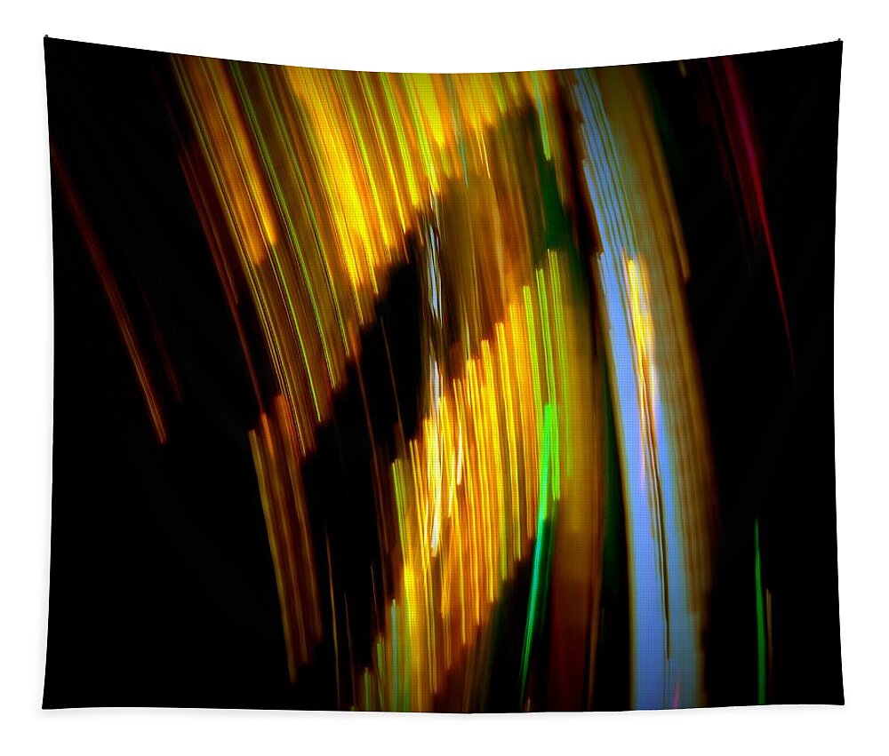 Light Tapestry featuring the photograph Carnival at Night by Michelle Calkins