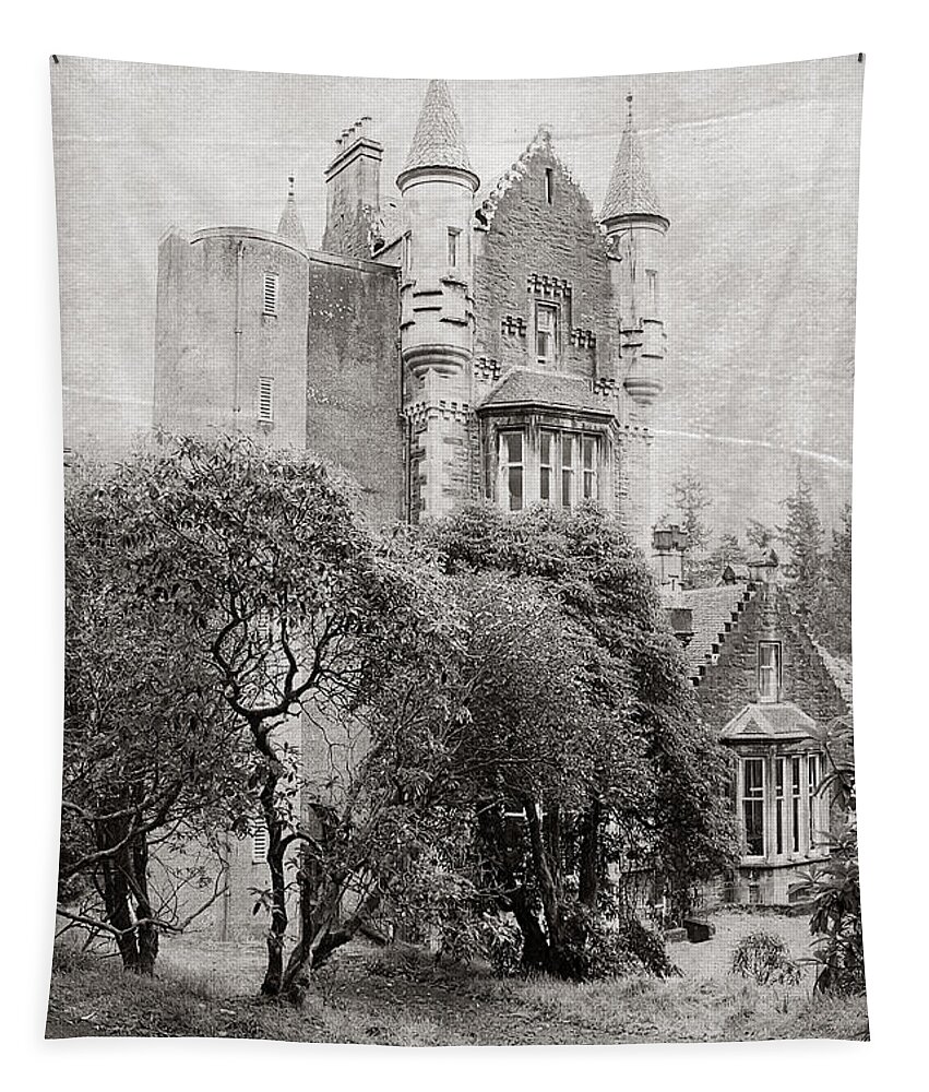 Scotland Tapestry featuring the photograph Castle by Jenny Rainbow