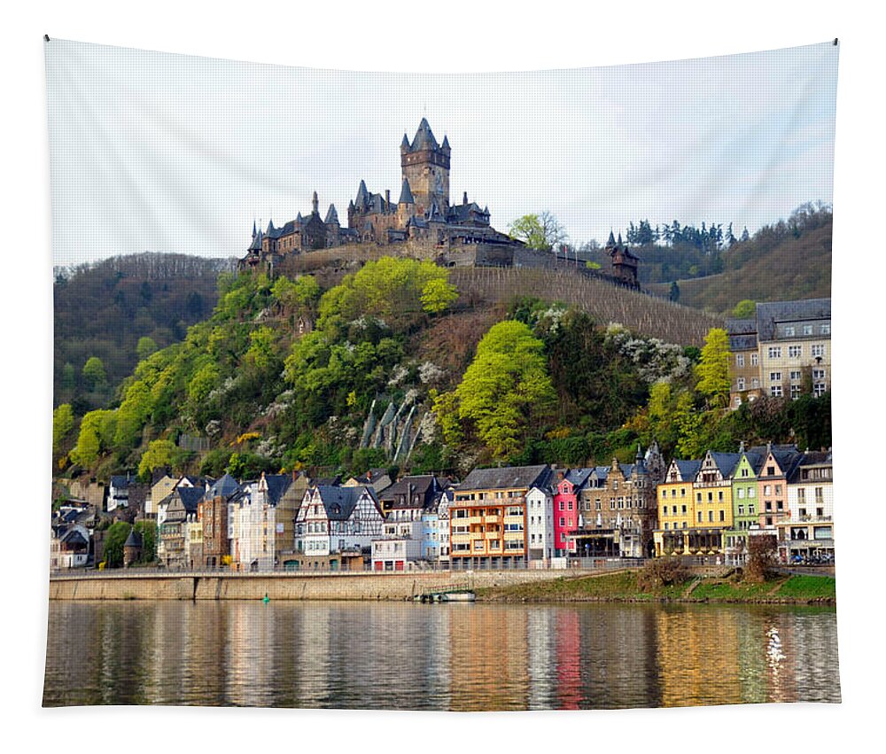 Germany Tapestry featuring the photograph Castle on Hill by Richard Gehlbach