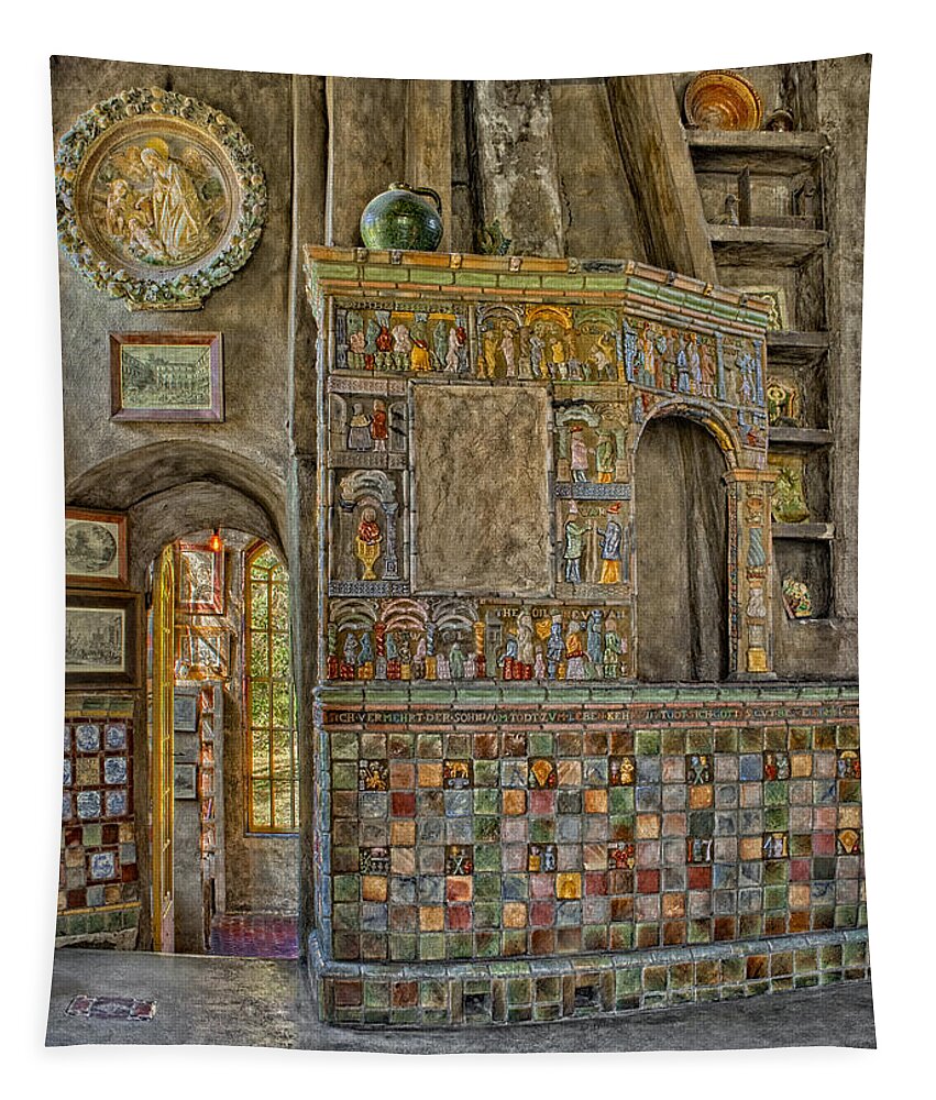 Byzantine Tapestry featuring the photograph Castle Salon by Susan Candelario