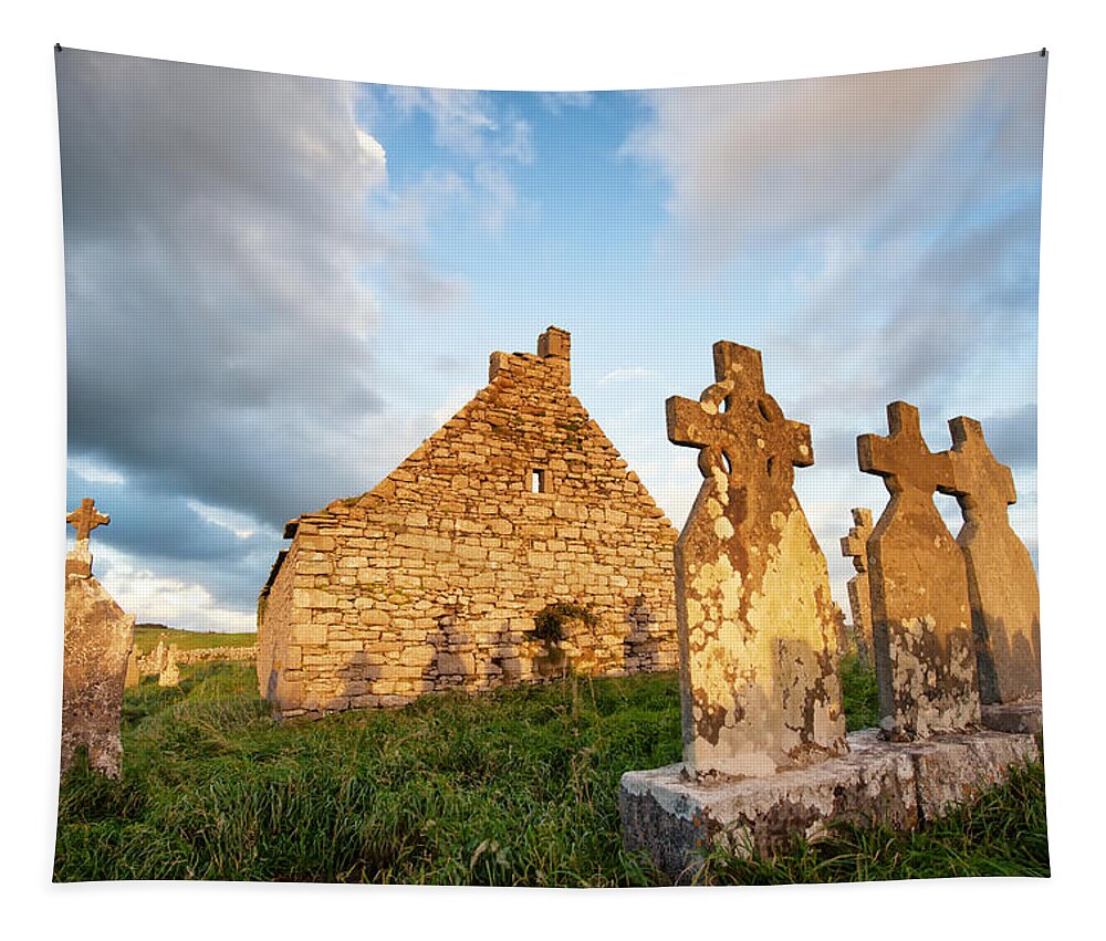 Doolin Tapestry featuring the photograph Celtic Shadows by Allan Van Gasbeck