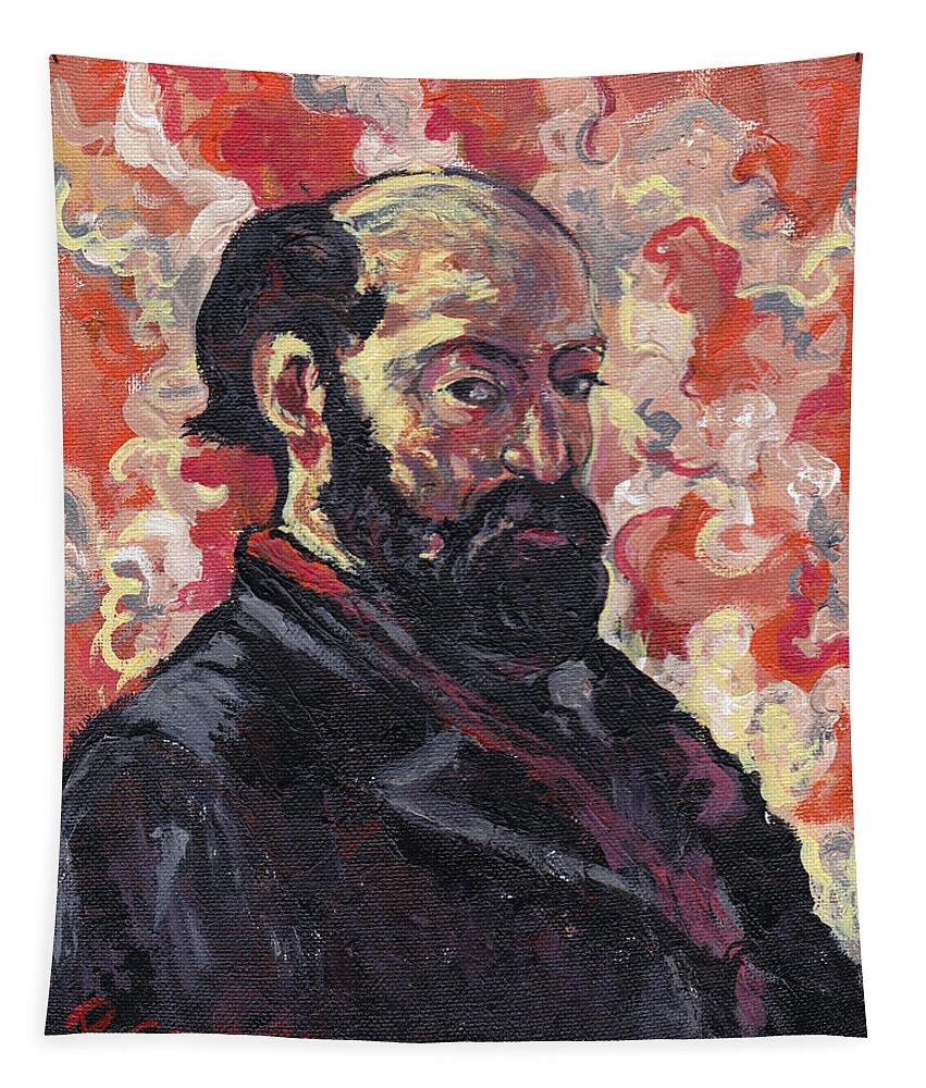 Cezanne Tapestry featuring the painting Cezanne by Tom Roderick