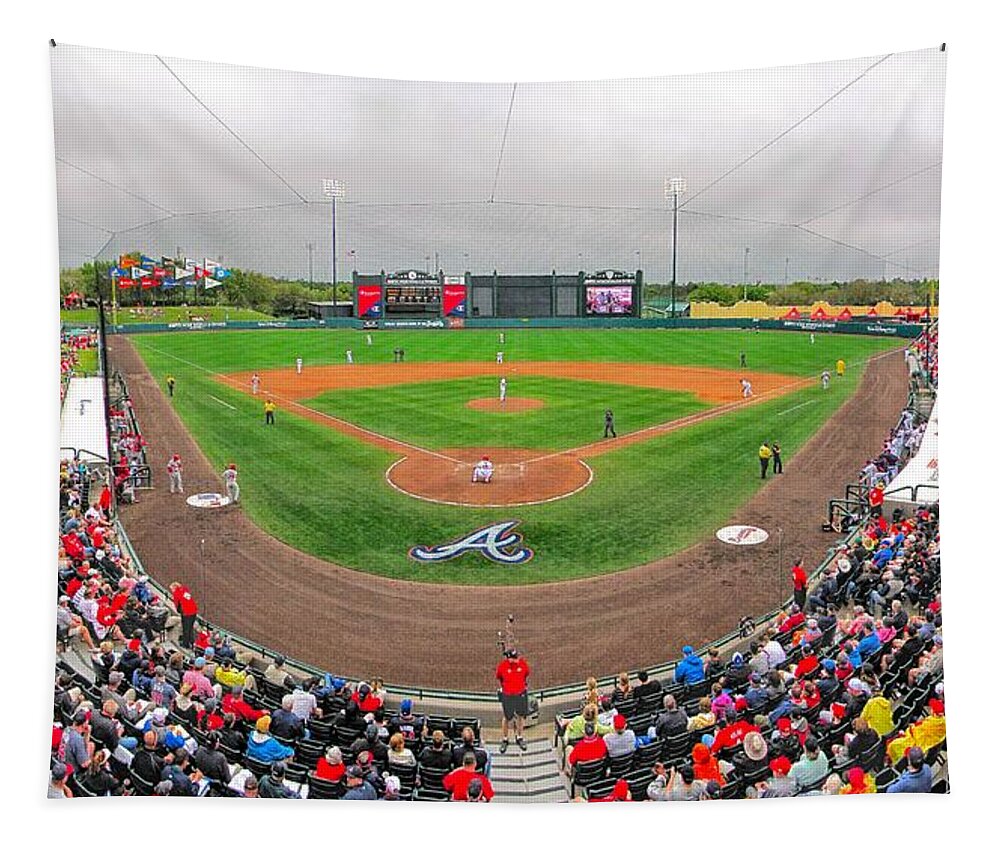 Atlanta Braves Tapestry featuring the photograph Champion Stadium II by C H Apperson