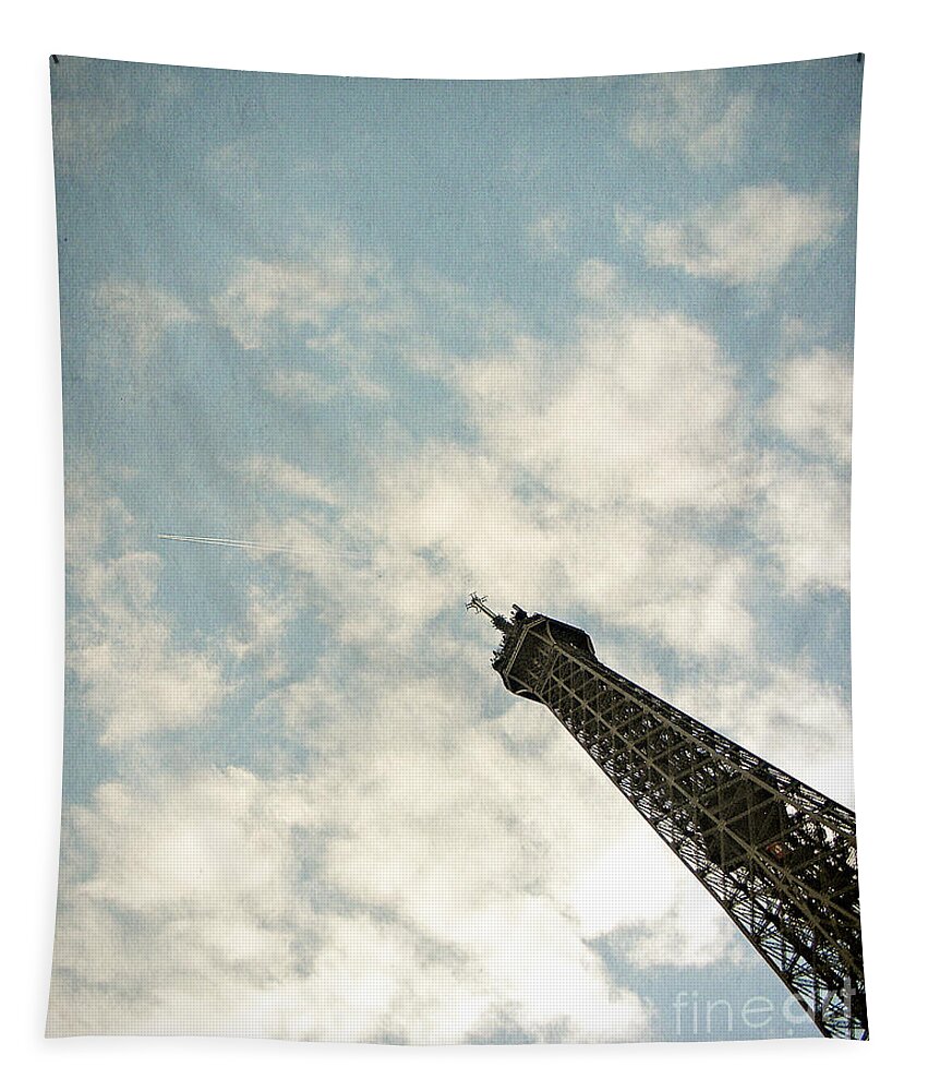 Photography Tapestry featuring the photograph Chasing the Dream Paris Eiffel Tower by Ivy Ho