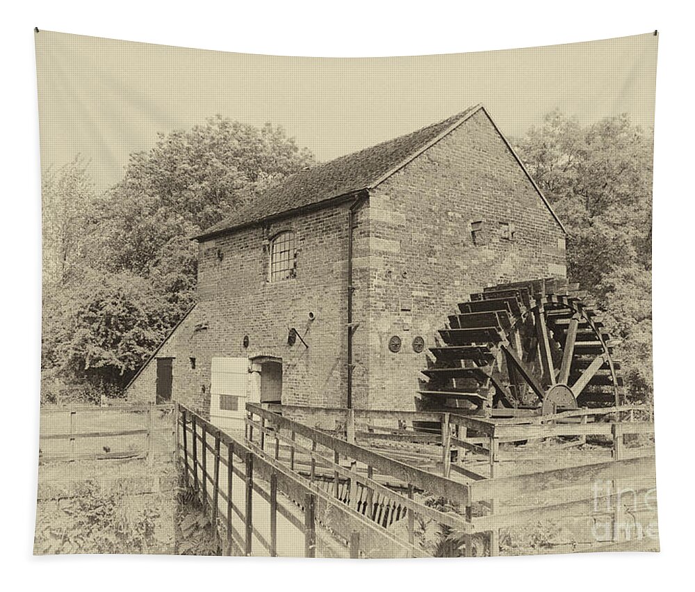 Mill Tapestry featuring the photograph Cheddleton flint mill by Steev Stamford