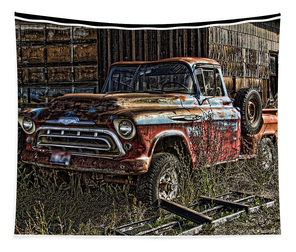 Ron Roberts Photography Tapestry featuring the photograph Chevy Truck by Ron Roberts